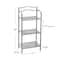 Household Essentials 3-Tier Metal Bathroom Storage Shelf